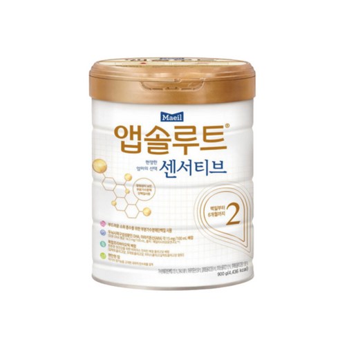 앱솔루트 센서티브 2단계 1캔 900g, 상세페이지 참조, 1개