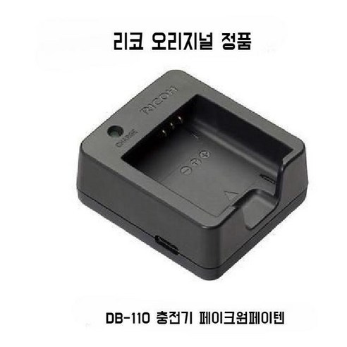 오리지널 리코 GR3X GR3 DB-110 배터리 충전기 BJ-11 GR3/GRIII, 기본