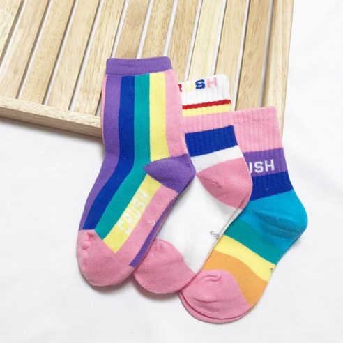 아기 유아동 양말 세트 3종 세트 링글 B-2 돌아기양말