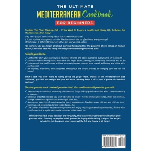 The Ultimate Mediterranean Cookbook for Beginners: Healthy and Delicious Mediterranean Diet Recipes ... Hardcover, Revolution Lab Ltd, English, 9781914080654