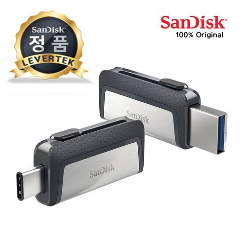 샌디스크 정품 100% Ultra Dual OTG USB 3.1 Type-C 256GB C2 인쇄/판촉/홍보/대량구매