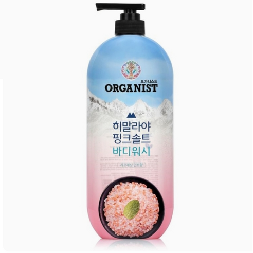 LG오가니스트 히말라야핑크솔트바디워시900g/로즈향, 865ml, 1개