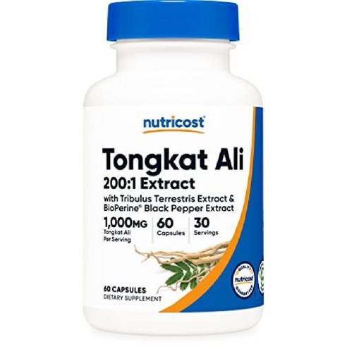 뉴트리코스트 Tongkat Ali 통캇알리 Longjack 롱잭 Tribulus 트리뷸러스 60캡슐, 60개