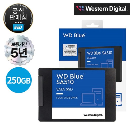 WD Blue SA510 SATA SSD, WDS500G3B0A, 500GB