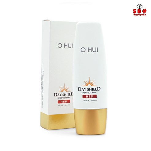 OHUI 오휘 데이쉴드 퍼펙트 선 레드 선크림 50ml 썬크림 홍조 커버 그린 베이스, 기획세트 아웃도어패치구성, 1개