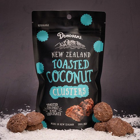 뉴질랜드 도노반스 초콜릿 토스티드코코넛, 1개, 150g