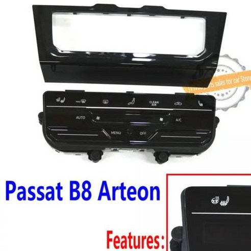 자동 에어컨 패널 LCD 터치 스크린 VW MQB 골프 MK7 Passat B8 Tiguan MK2 TROC atlas에 적합, 9)Passat B8 LCD 2