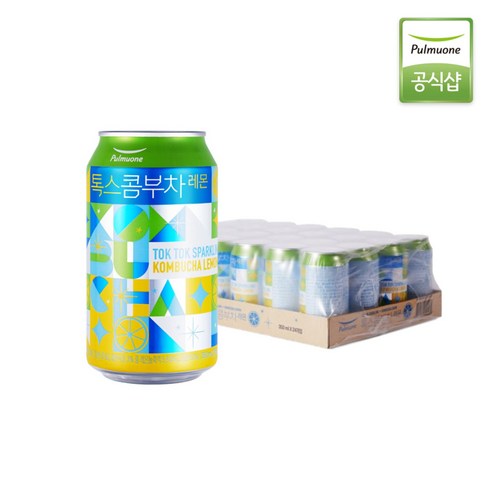 풀무원 톡스 콤부차 레몬 350ml X 24입, 24개