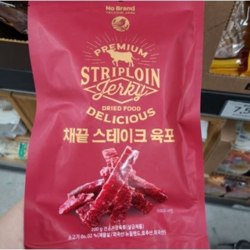 노브랜드 채끝스테이크 육포 200g, 2개