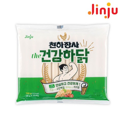 진주햄의 건강닭소세지 700g, 국내산 닭안심 닭소세지 1개 
과자/초콜릿/시리얼