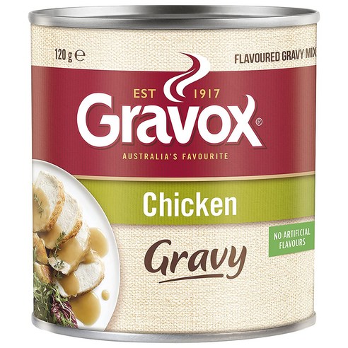 호주 그레복스 치킨 그레이비 믹스 파우더 120g Gravox Chicken Gravy Mix, 1개