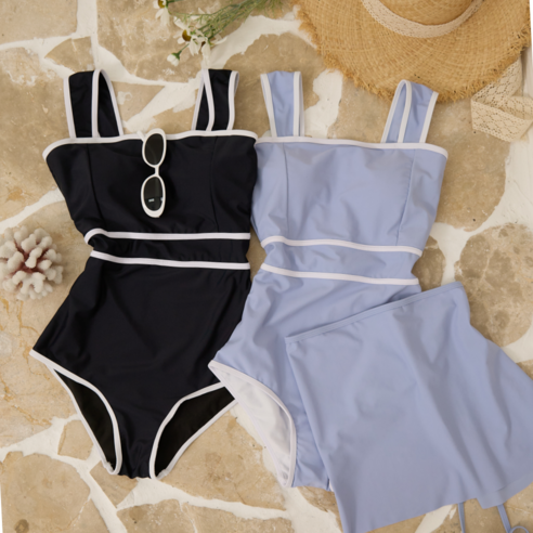 "인생샷 보장! 숨겨진 라인을 찾아주는 마법, 베라가든 모노키니 수영복" 모노키니수영복