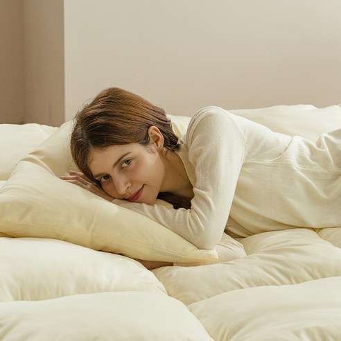 구름 위를 걷는 듯한 포근함, 포근 통세탁 사계절 침대 토퍼