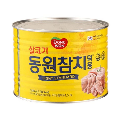 동원 참치 살코기 덕용 라이트 스탠다드 1.88kg 1880g, 1개