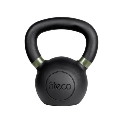 FITECO 프리미엄 케틀벨 크로스핏 전신운동, 1개, 10kg, 블랙