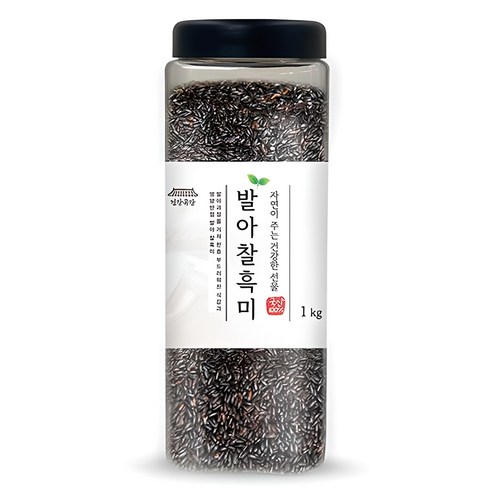 건강곡간 발아찰흑미, 1kg, 1개
