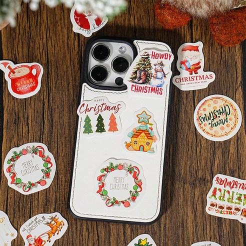 1,500원의 행복, 빈티지 크리스마스 스티커팩으로 특별한 다꾸 시작!