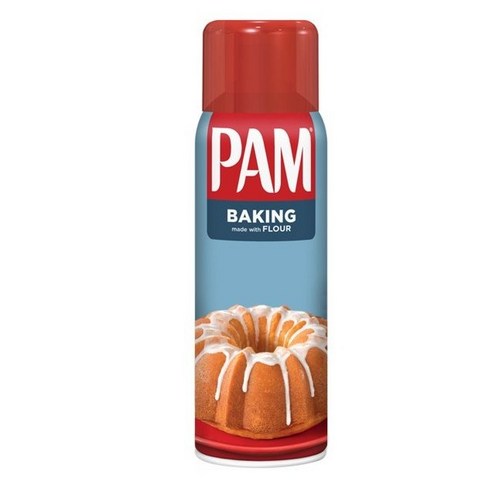 [미국직배송-PRIMO]팸 카놀라오일 베이킹 스프레이 141ml PAM Canola Oil Baking Spray with Flour 143ml, 1개