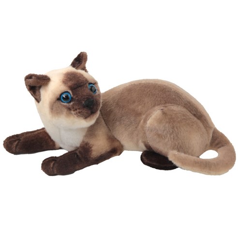 스토리원 리얼 고양이 인형, 샴(눕냥), 30cm, 1개