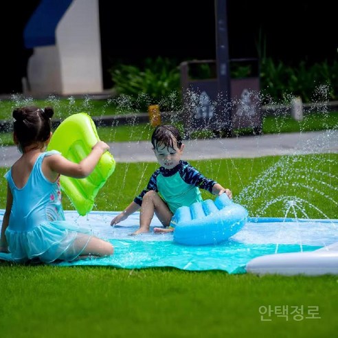 워터슬라이드 인터랙티브 마당 가정용 워터 미끄럼틀 매트 유아용 어린이 아웃도어, 고래 슬라이드 1개+보드 2개
