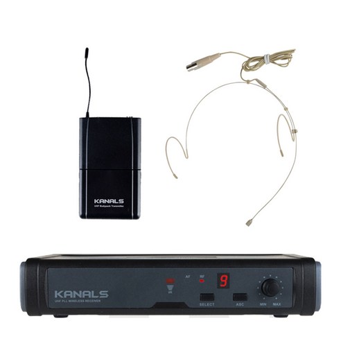 섬세한 아름다움과 뛰어난 성능을 겸비한 카날스 BK-7001N 아이보리 헤드셋 무선 마이크