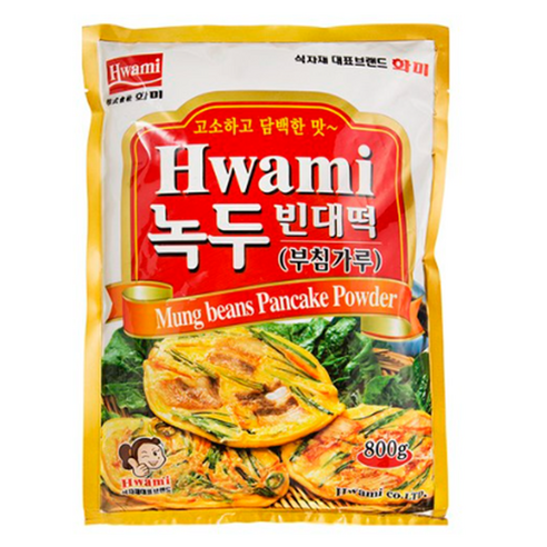 [화미] 녹두빈대떡가루, 5개, 800g