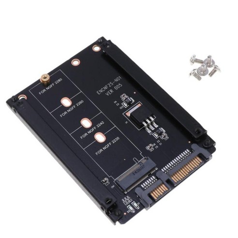 PC 데스크탑 노트북 용 M.2 NGFF SATA 22 핀 SSD 어댑터 변환기, 설명, 설명, 플라스틱