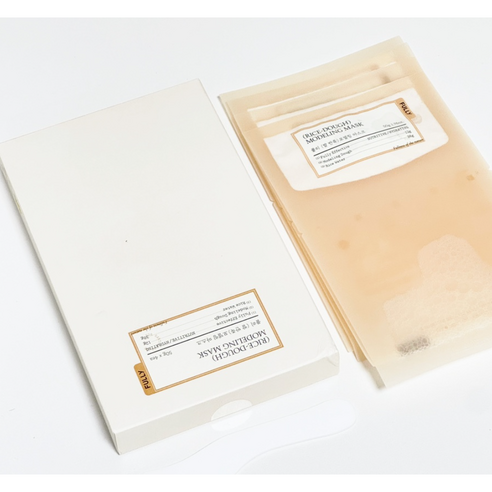 풀리 쌀 반죽 모델링 마스크: 엄정화의 선택, 피부에 선사하는 맑고 촉촉한 생기 엄정화팩