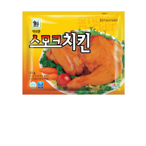 대림선 스모크 치킨 180g, 1개