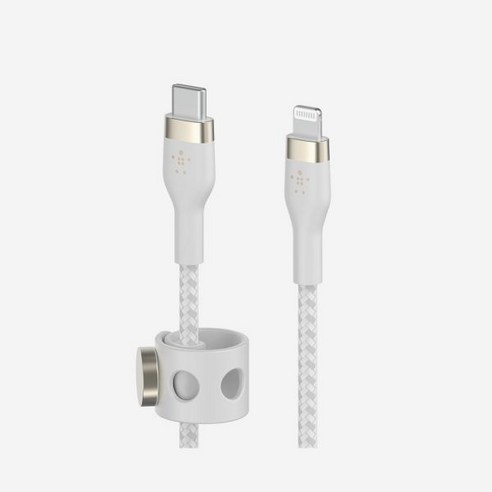 벨킨 전문가용 플렉스 USB-C – 라이트닝 아이폰 빠른 재충전 케이블 1M 흰색 CAA011bt1M C-번개 벨킨 전문가용 플렉스 USB-C – 라이트닝 아이폰 빠른 재충전 케이블 1M 흰색 CAA011bt1M C-번개