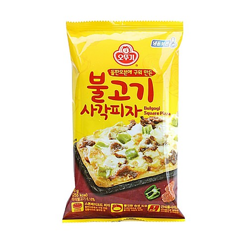 오뚜기 불고기 사각피자 96g, 3개