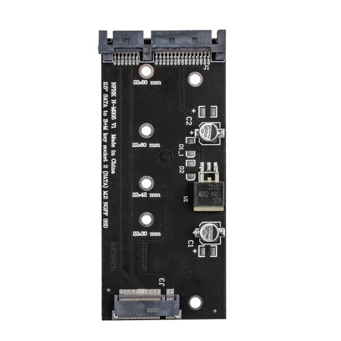 M. 2 Nvme NGFF SSD에서 Pcie SATA 듀얼 디스크 전송 확장 카드 X4 X8 X16 슬롯 Mkey Bkey 인터페이스 지원, As shown, 1개 m.2슬롯확장