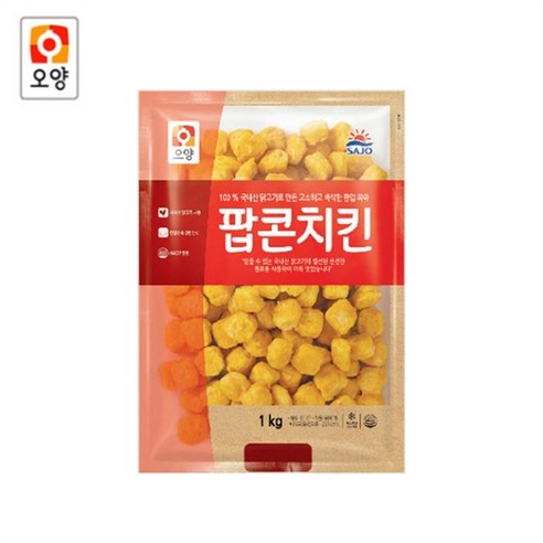 사조-팝콘치킨1kg, 6개, 1kg