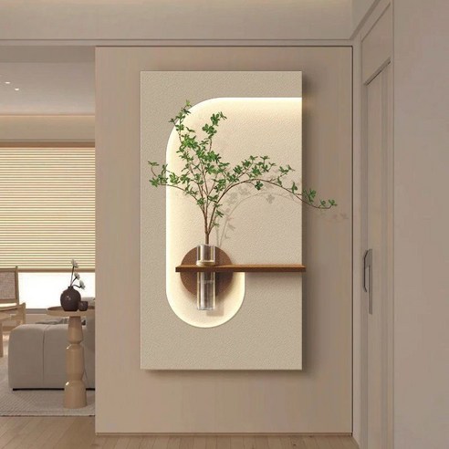 감성적인 공간을 만드는 LED 조명 액자 화분액자