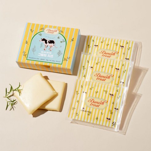 겉바속쫀! 데니쉬 트리트 그릴링 치즈, 캠핑과 홈파티를 빛내는 마법 데니쉬트리트그릴링치즈