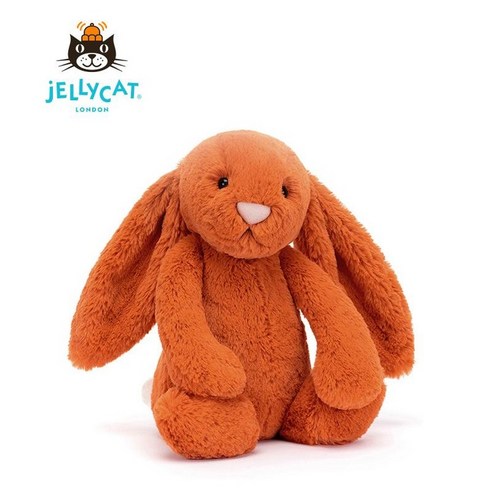 JELLYCAT 젤리캣 수면 애착인형 Bashful Bunny Plum 토끼인형 31cm, 젤리캣 TANGERINE