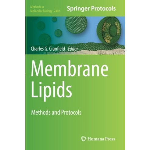 (영문도서) Membrane Lipids: Methods and Protocols Hardcover, Humana, English, 9781071618424