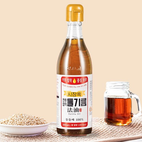 시장쏙 들기름 300ml, 1개