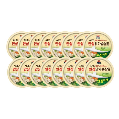 사조 안심 닭가슴살 오리지널, 90g, 16개