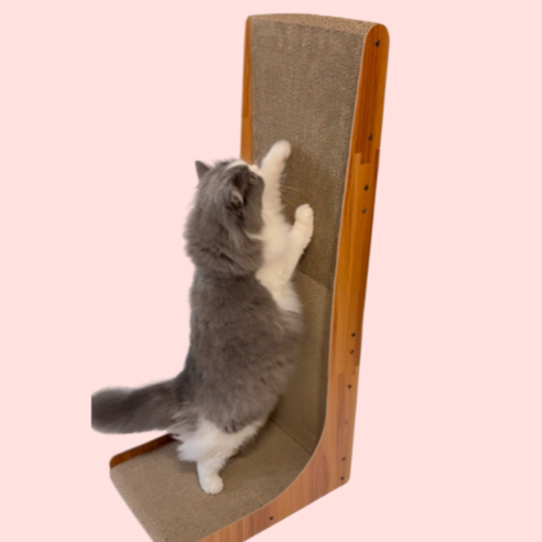 러블리캣 초 대형 L자형 고양이 스크래쳐 94cm 양면사용가능, 1개