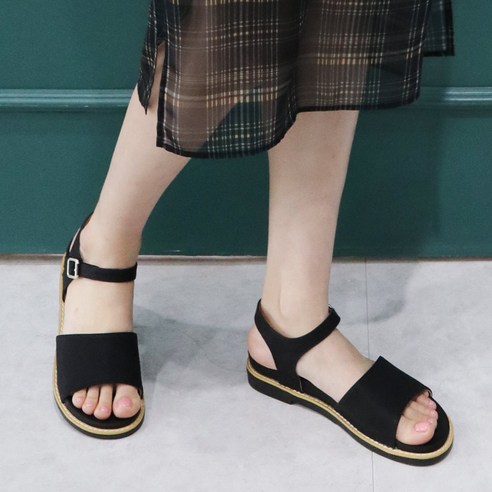 푹신한 이중쿠션 데일리 스트랩 샌들 아르잔