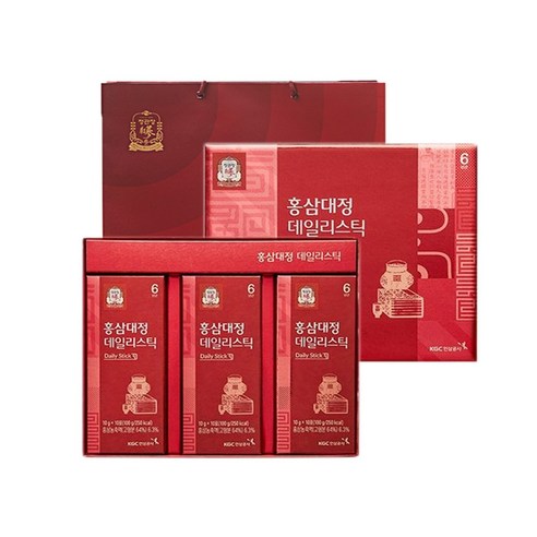정관장 홍삼대정 데일리스틱 + 쇼핑백, 10g, 30개