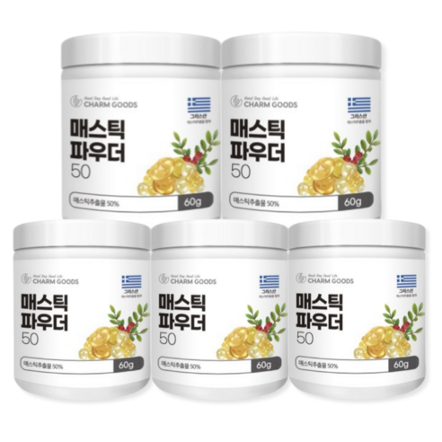 참굿즈 매스틱 파우더50 분말, 4개, 60g