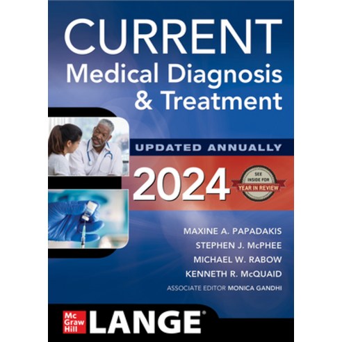 (영문도서) Current Medical Diagnosis and Treatment 2024 Paperback, McGraw Hill / Medical, English, 9781265556037