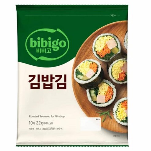 CJ 비비고 김밥김, 22g, 2개