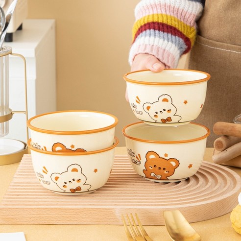 사랑스러운 디자인과 뛰어난 실용성, Keyiyijia 헬로 베어 그릇으로 행복한 식탁을!