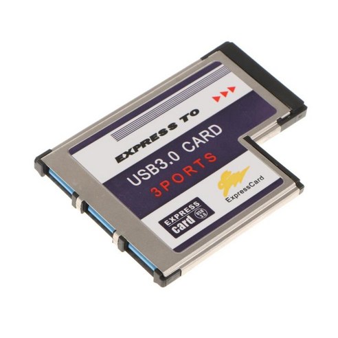 2x3 포트 USB 3.0 54mm 익스프레스 카드 어댑터 변환기 카드 초고속 FL1100, {"사이즈":"54mm"}, {"수건소재":"알루미늄 합금"}, 블루