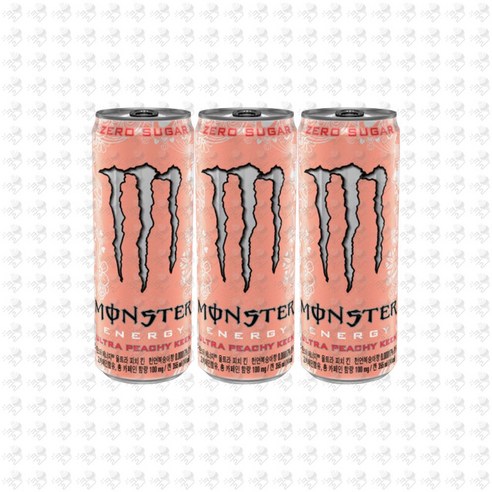 울트라피치킨 몬스터에너지 355ml 3개