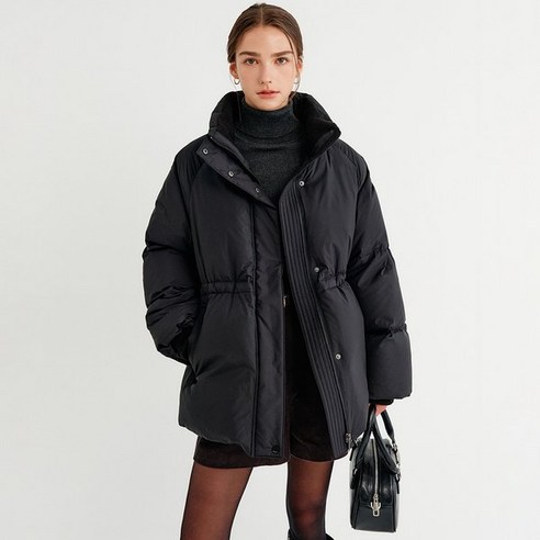 韓国[LOOKAST]MONDRY DUCK DOWN PADDING_2colors 룩캐스트 LOOKAST 몬드리 덕 다운 패딩블랙 MONDRY DUCK DOWN