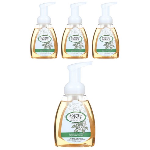 사우스오브프랑스 포밍 핸드 워시 손세정제 블루밍 자스민 향, 4개, 236ml